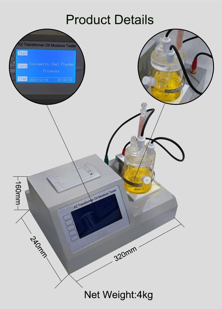 Automatic Karl Fischer Titrator KF105 Coulometer