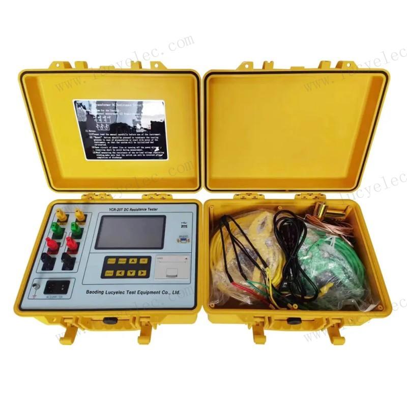 The full set of YCR20T winding resistance tester